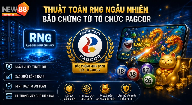 Thuật toán RNG ngẫu nhiên game Bá chủ đại dương NEW88