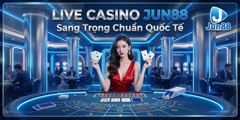 Giới thiệu Jun88 3 Live Casino Jun88 Sang Trọng Chuẩn Quốc Tế