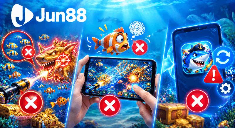 Những sai lầm nghiêm trọng cần tránh khi cược Jun88 bắn cá