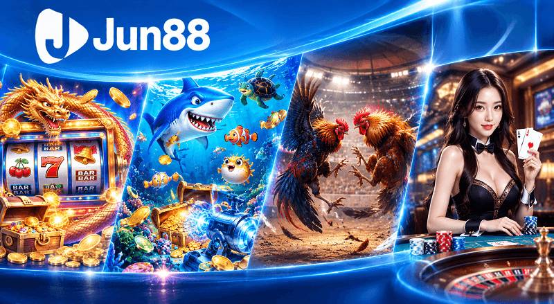 Trải nghiệm hệ sinh thái giải trí đỉnh cao tại Jun88